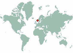 Uggdal in world map